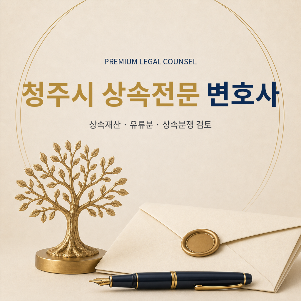 청주시 상속전문 변호사