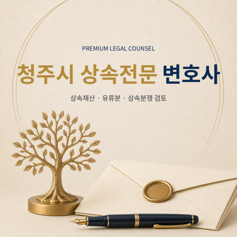 청주시 상속전문 변호사