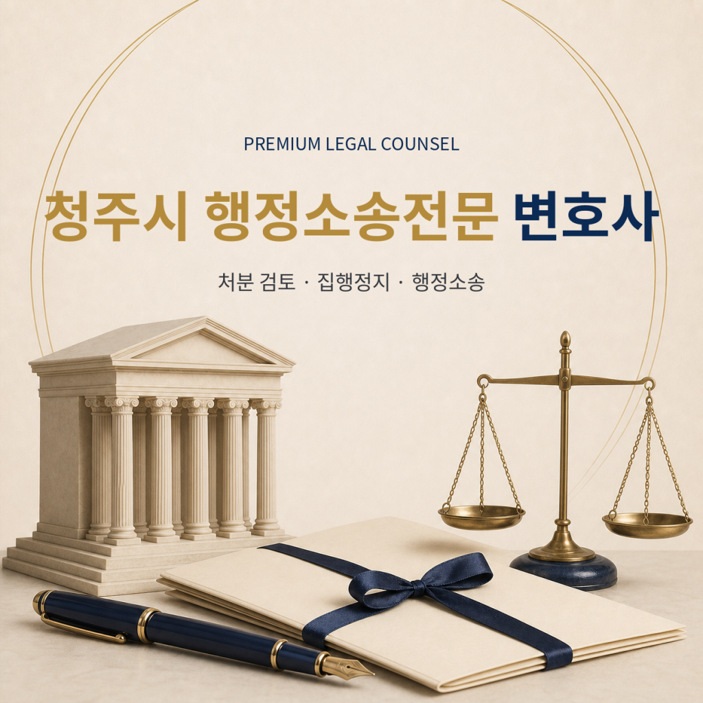 청주시 행정소송전문 변호사